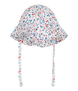 Meadow Flowers Print Sun Hat