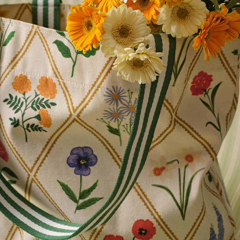 Garden Study East West Canvas Tote Bag
