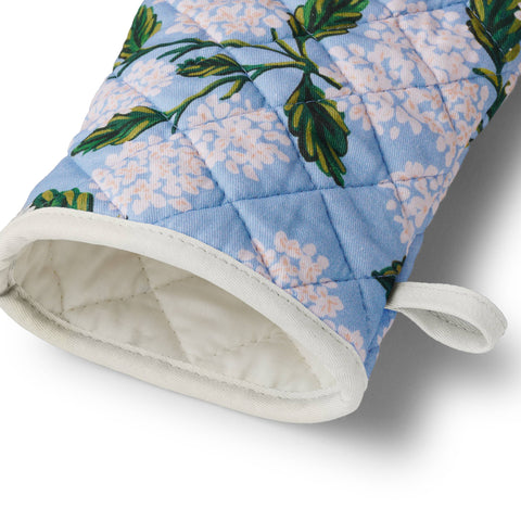 Hydrangea Oven Mitt