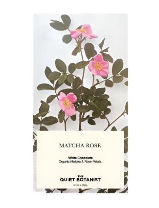 The Matcha Rose White Chocolate Bar