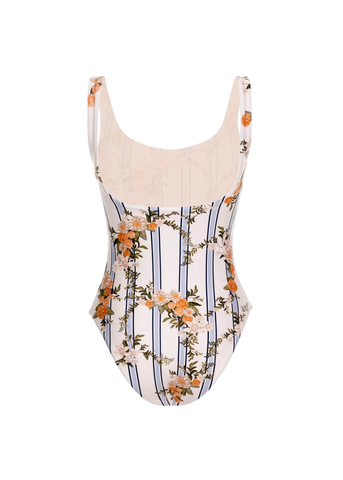 Gemma Scoop Neck One-Piece Swimsuit in Valle