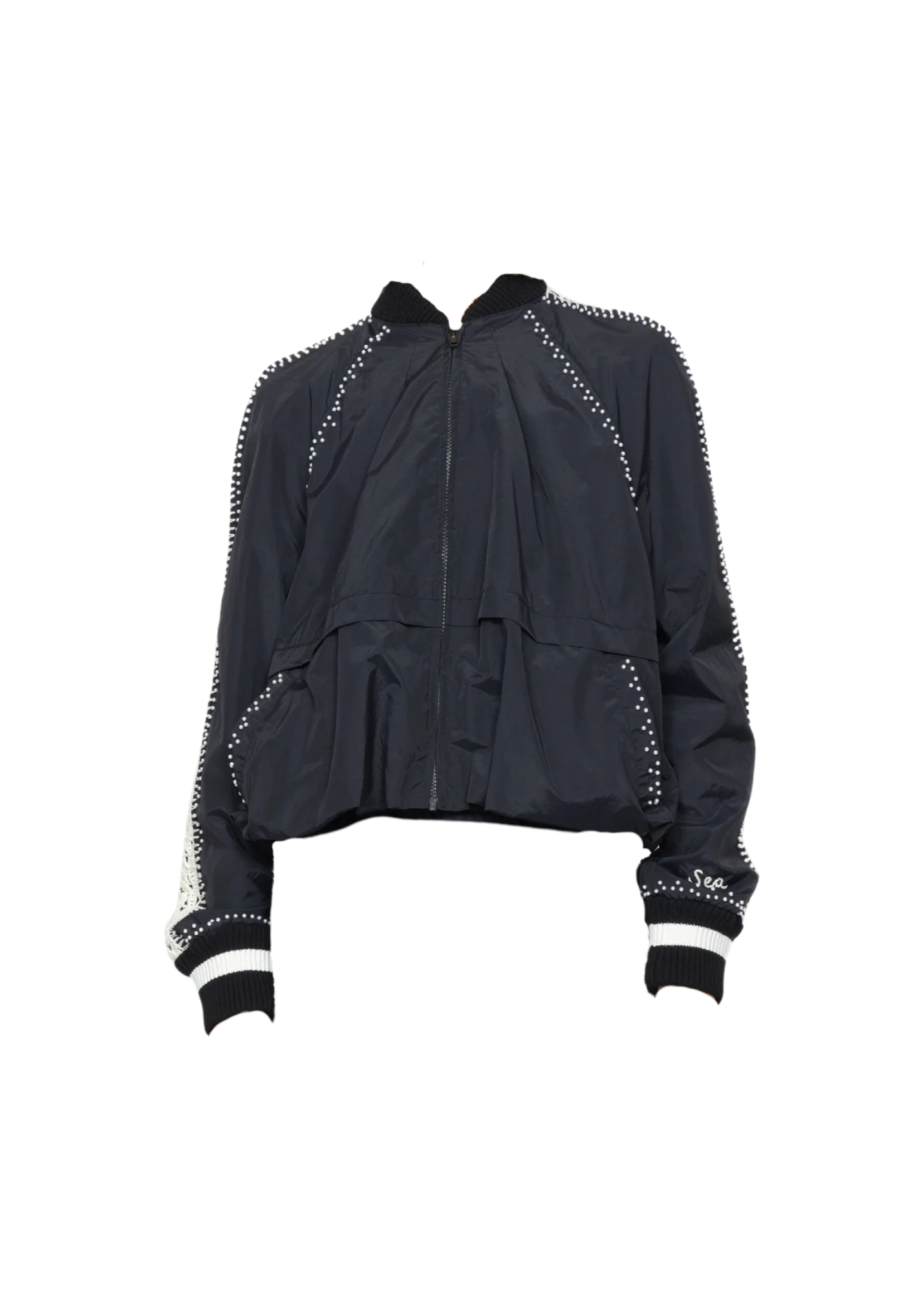 Alberta Pearl Embellished Windbreaker