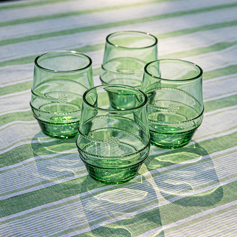 Amalia Acrylic Small Tumbler In Seagrass