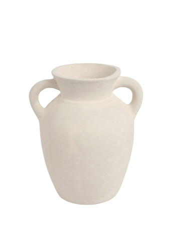 Textured Ceramic Amphora Jug Vase