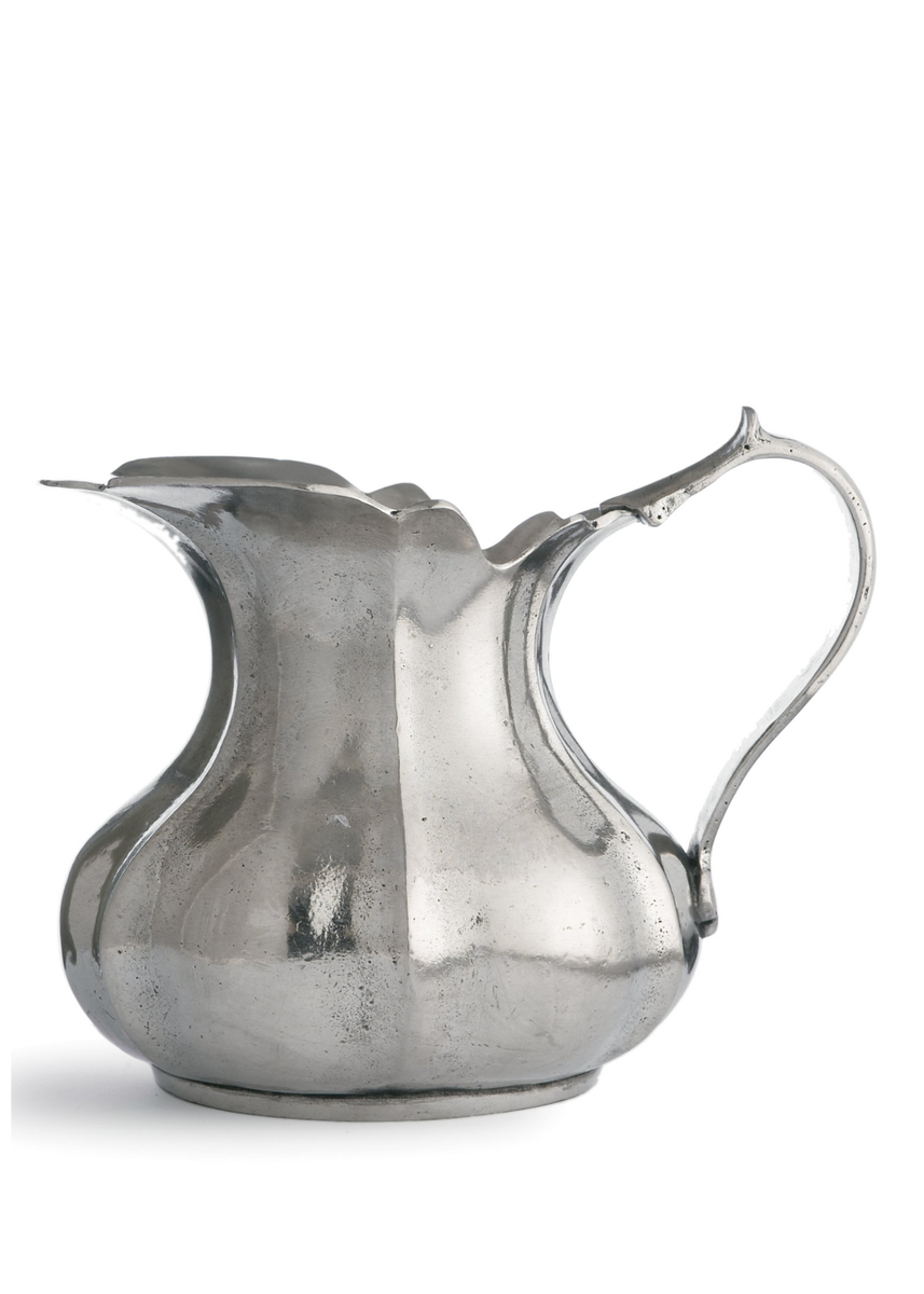 Vintage Small Scalloped Pitcher | European décor for the modern household