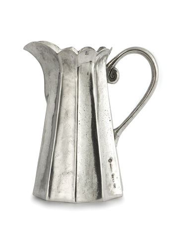 Vintage Tall Scalloped Pitcher