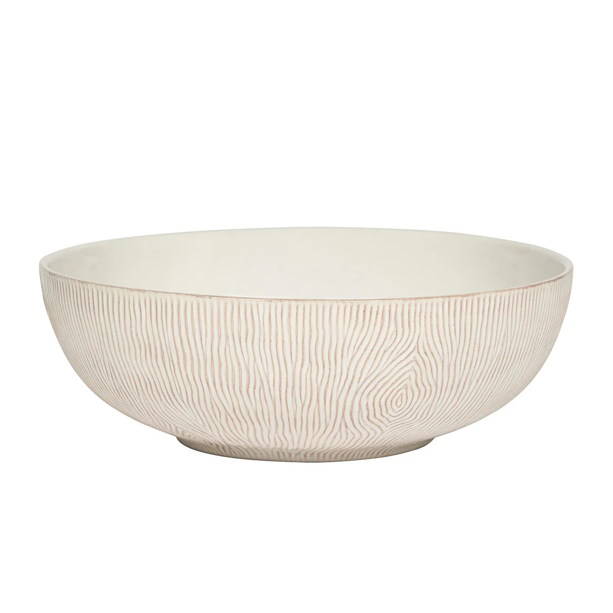 Blenheim Whitewash Oak Serving Bowl
