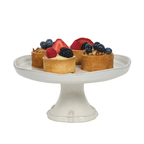 B & T Petite Cake Stand In Whitewash