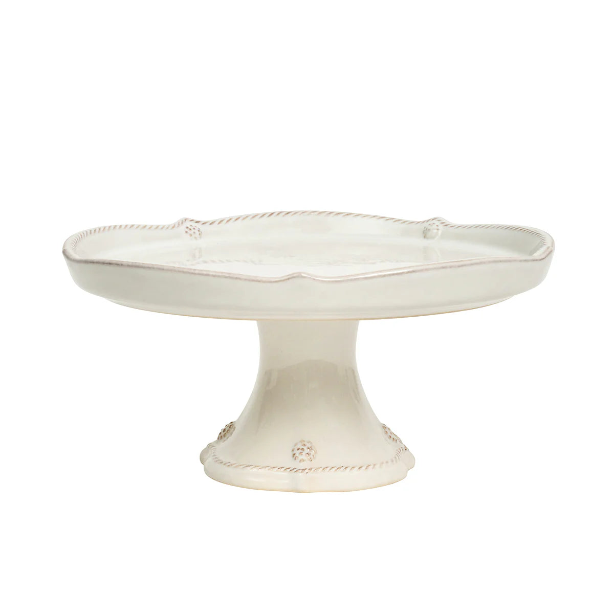 B & T Petite Cake Stand In Whitewash