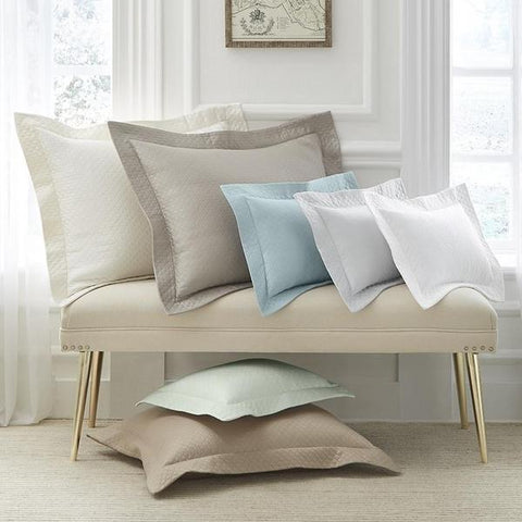 Bari Matelasse Pillow Sham in Ivory
