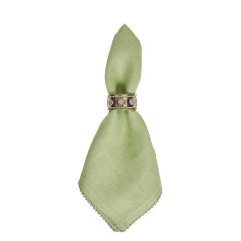 Berry Scallop Napkin In Seagrass