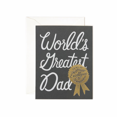 World's Greatest Dad Card