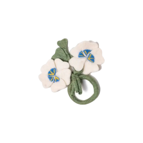 Felt Pansy Napkin Rings