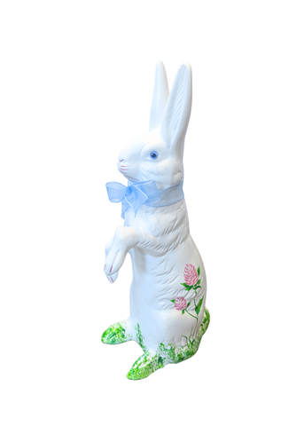 Meadow Flowers Hand Painted Standing Bunny
