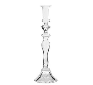 Small Decorative Glass Candlestick Holder