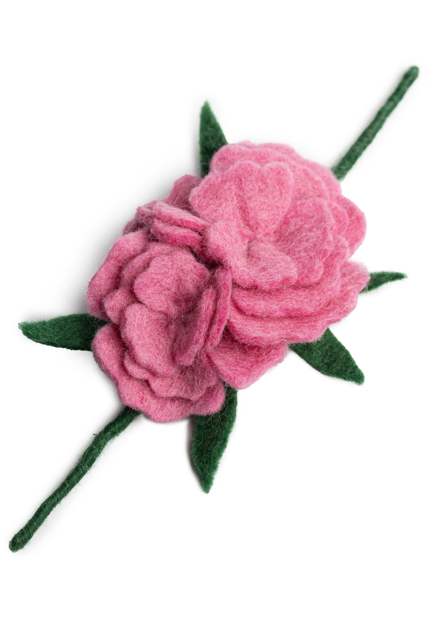 Carnation Felted Wire Napkin Ring