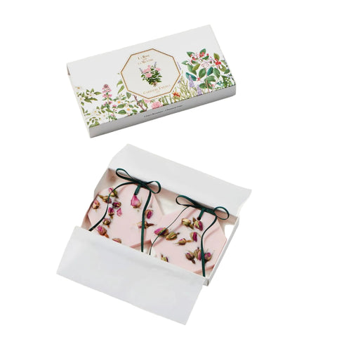 Box of Two Rose Mint Botanical Wax Palets