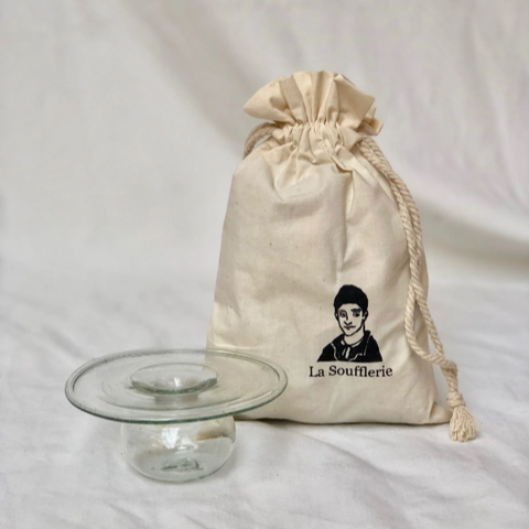 CD Vase in Clear Glass