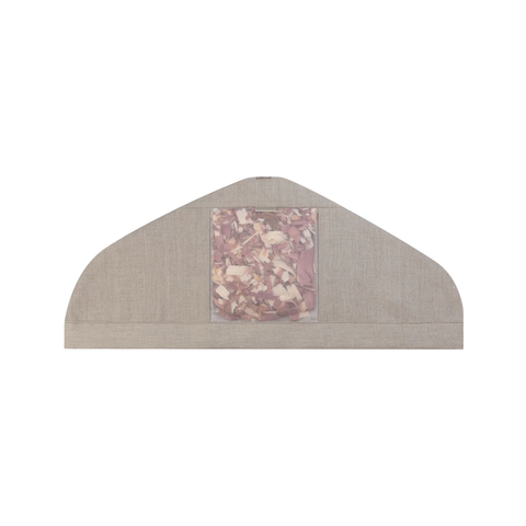 Cedar Hanger Cover Sachet In Natural Linen