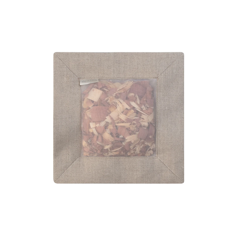 Cedar Scented Sachet In Natural Linen