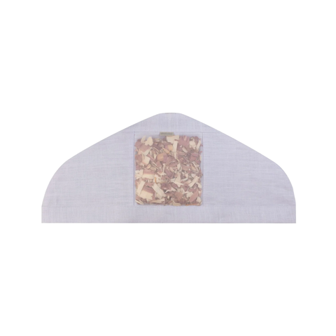 Lavender Hanger Cover Sachet In Purple Linen