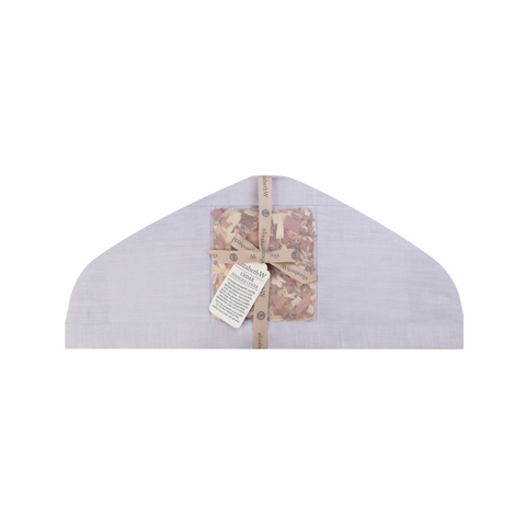 Lavender Hanger Cover Sachet In Purple Linen