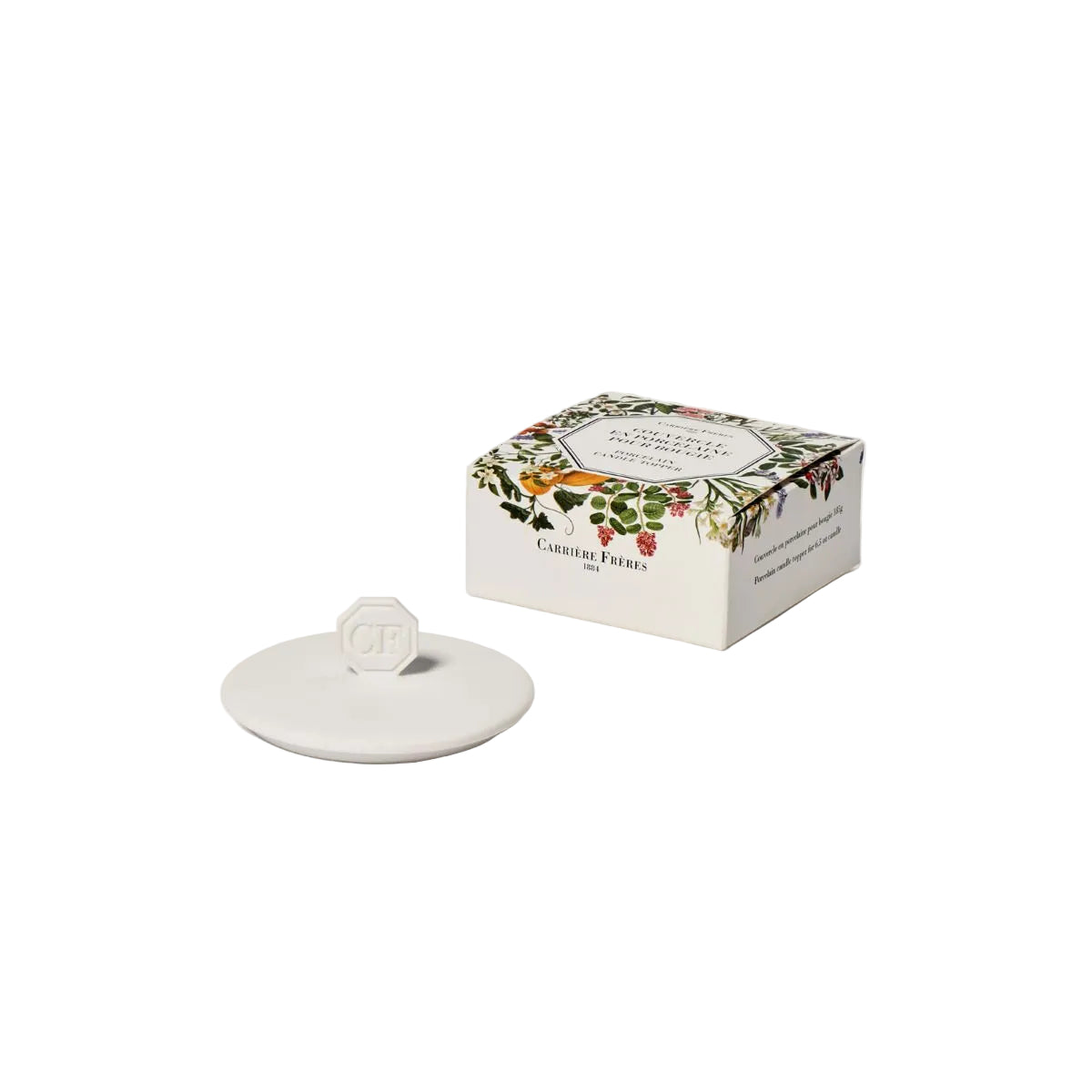 Carriere Freres Porcelain Candle Topper