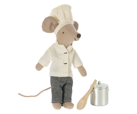 Chef Mouse with Pot + Spoon