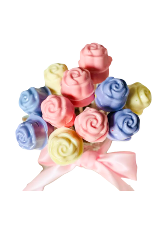Pink Chocolate Marshmallow Roses