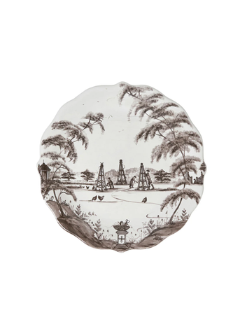 Country Estate Harvest Party Plate Box Set of 4 in Flint