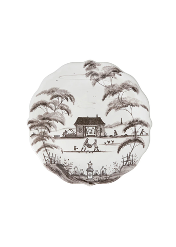 Country Estate Harvest Party Plate Box Set of 4 in Flint