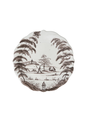 Country Estate Harvest Party Plate Box Set of 4 in Flint
