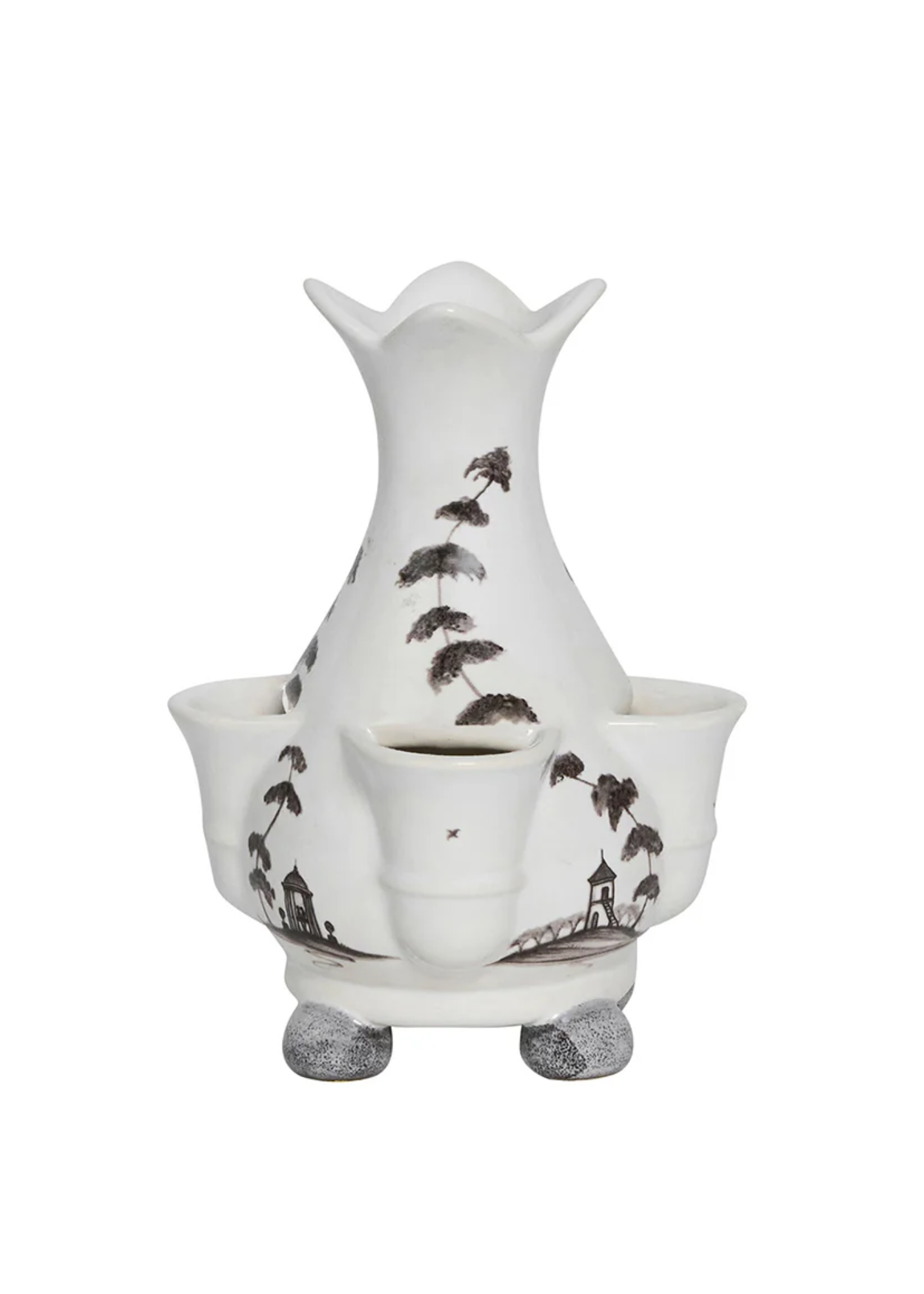 Country Estate Tulipiere Vase in Flint
