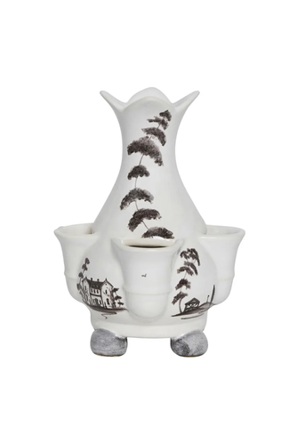 Country Estate Tulipiere Vase in Flint