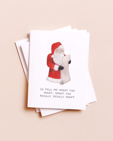 Spice Girls Santa — Funny Pop Culture Christmas Card