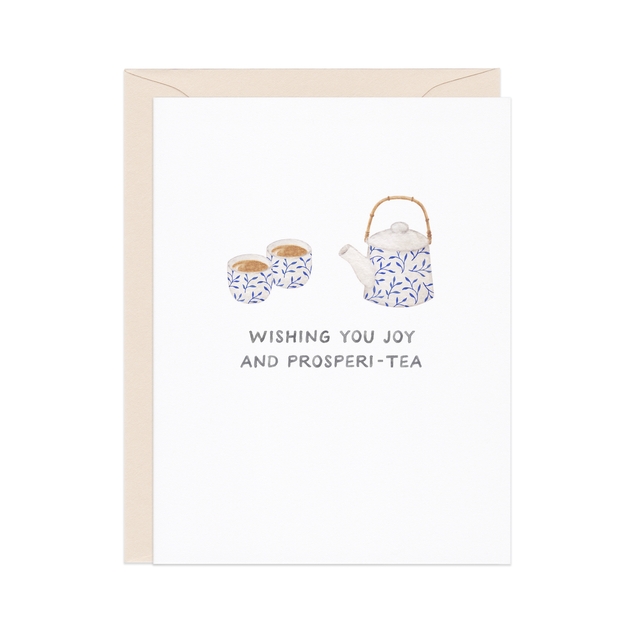 Joy And Prosperi-Tea — Lunar New Year / Wedding Card