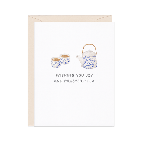 Joy And Prosperi-Tea — Lunar New Year / Wedding Card