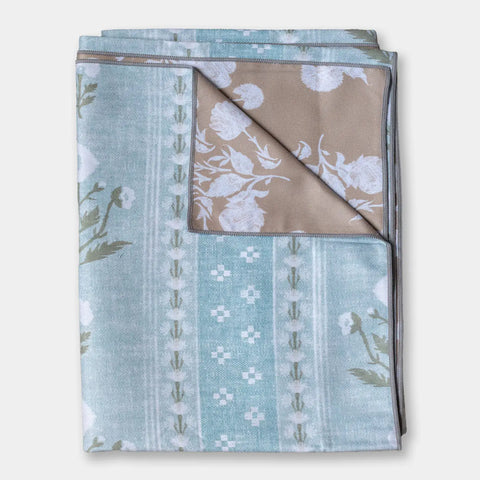 Ruth Fast-Dry Patterned Beach Towel + Travel Pouch