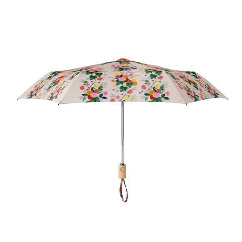 Dahlia Wood Handle Umbrella