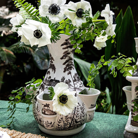 Country Estate Tulipiere Vase in Flint