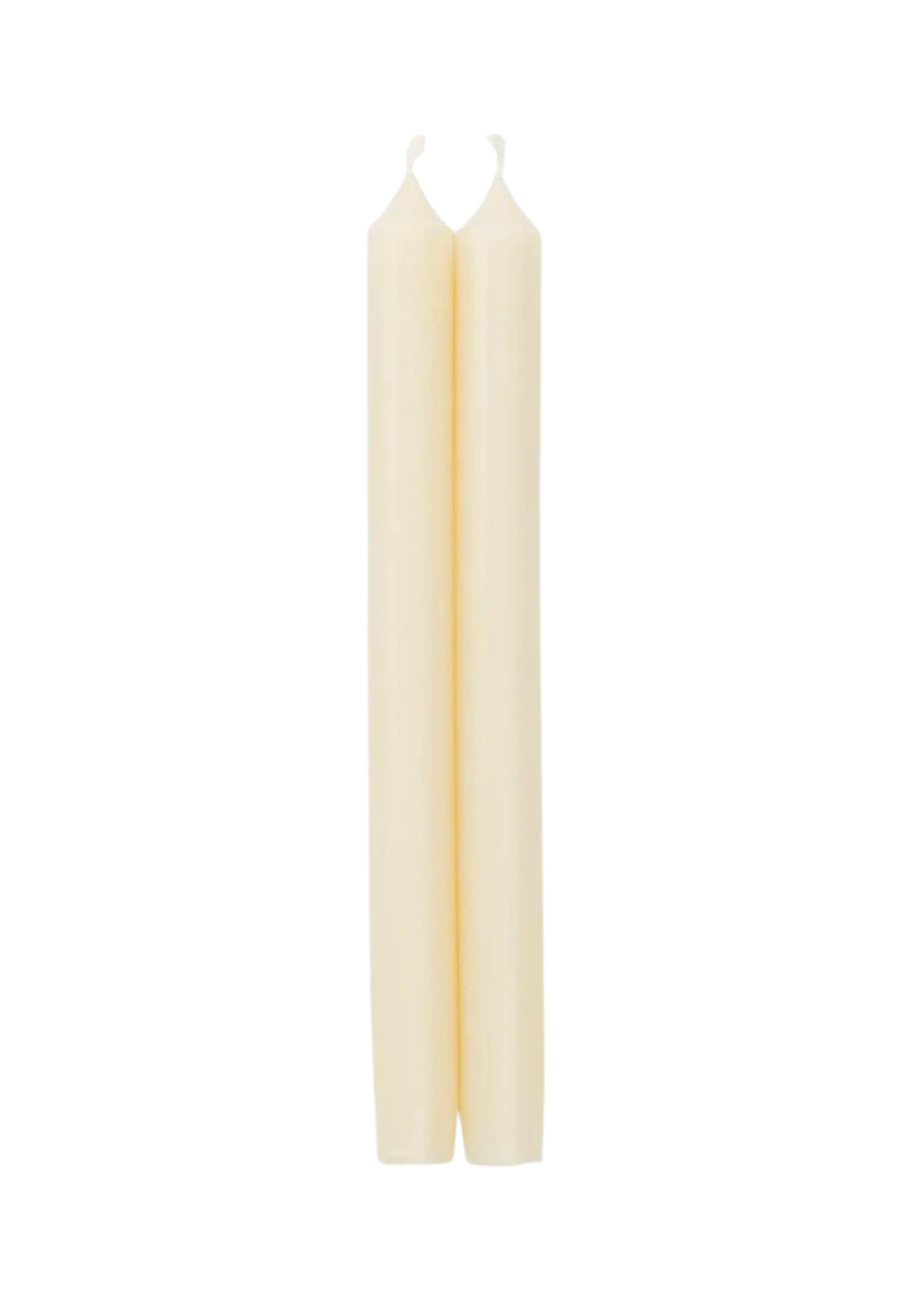 Pair of Dinner Candles in Ivory