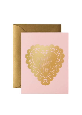 Doily Valentine Greeting Card