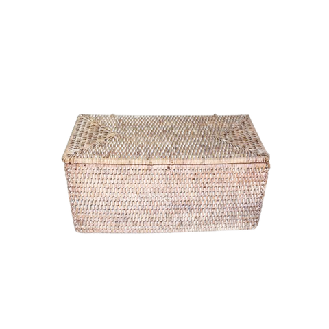 Rattan Double Toilet Paper Holder