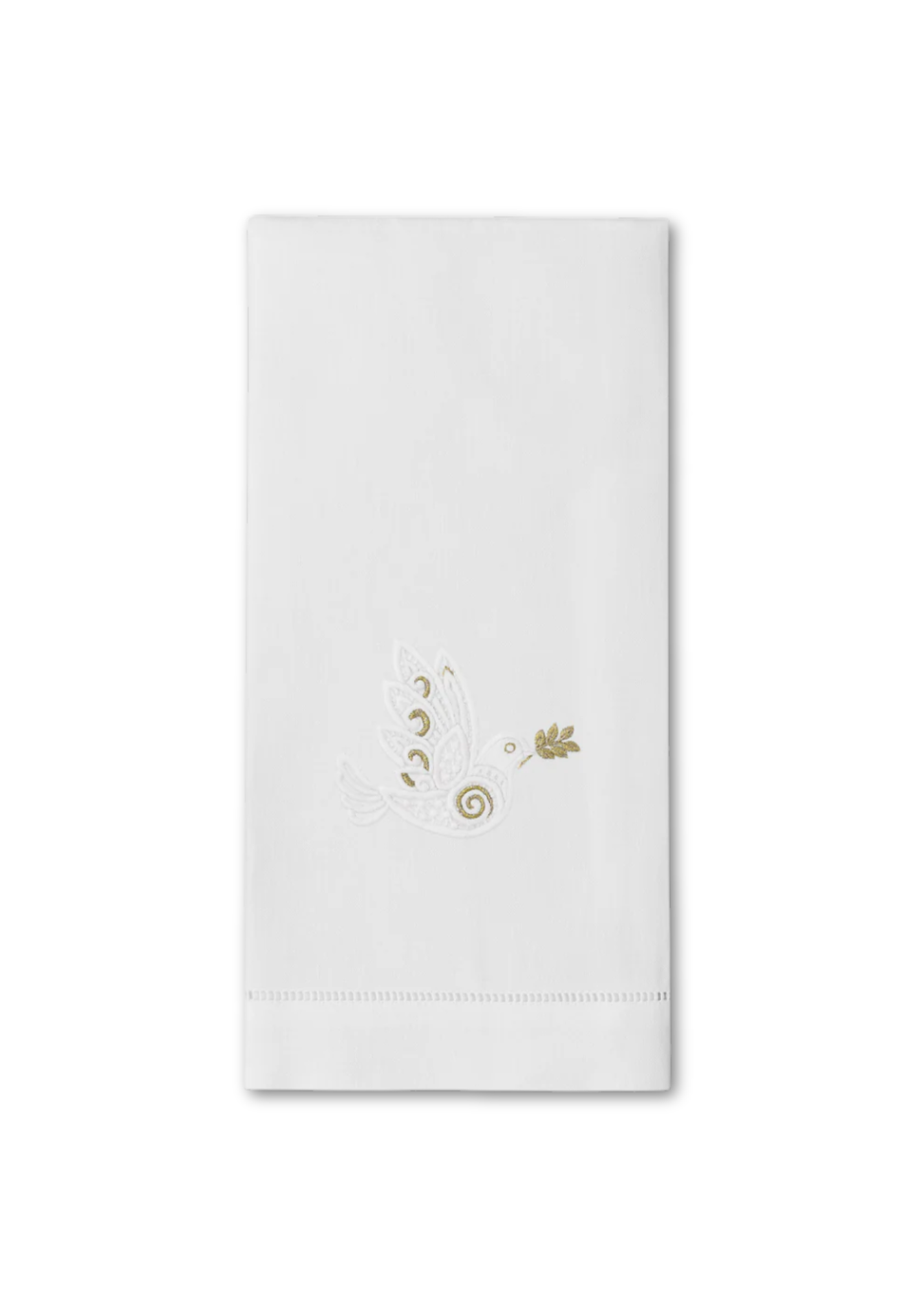 Holiday Dove Embroidered Everyday Towel
