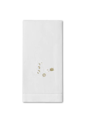 Holiday Dove Embroidered Everyday Towel