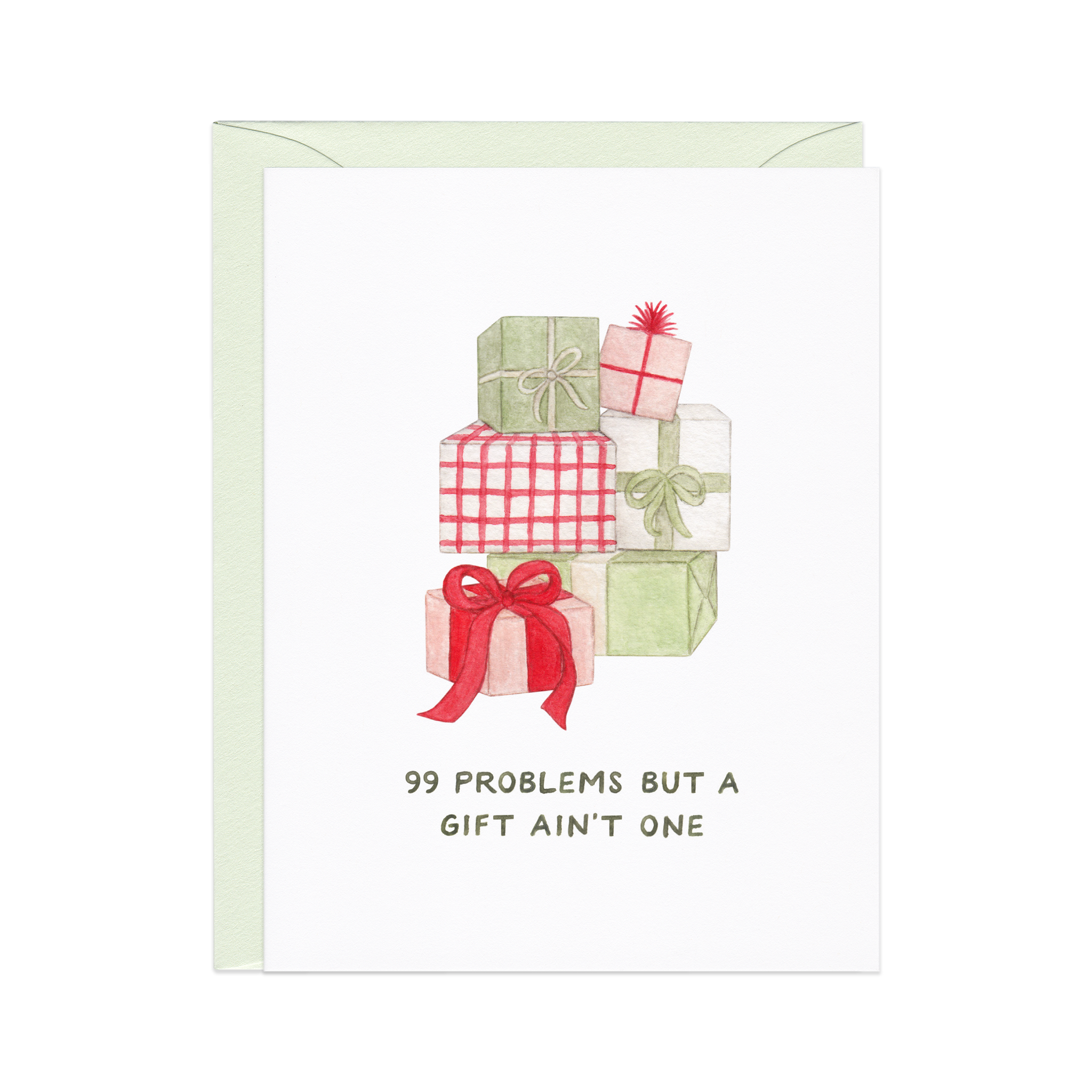 99 Problems, Gift Ain't One — Hip Hop Christmas Card