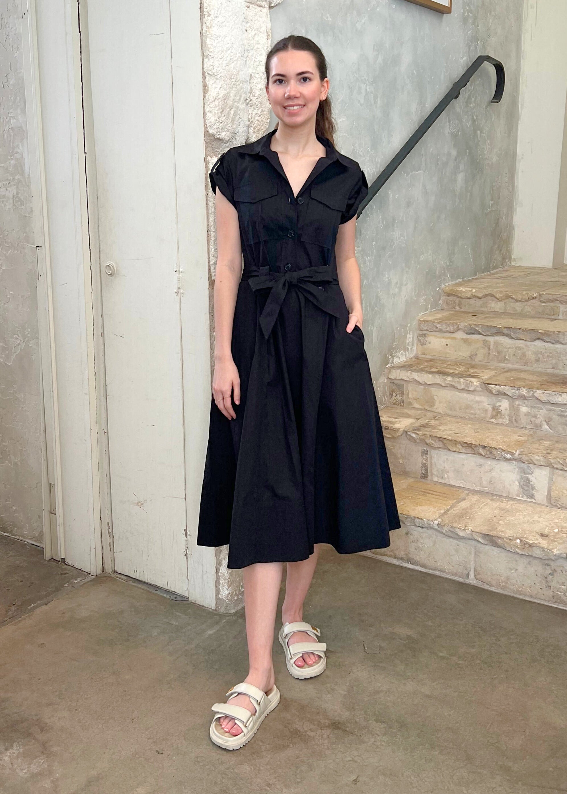 knee length dresses for ladies *Kayla Midi Dress (Royal Blue), L main image 0