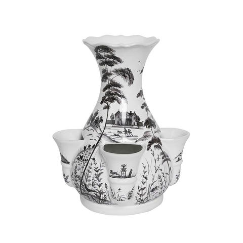 Country Estate Tulipiere Vase in Flint
