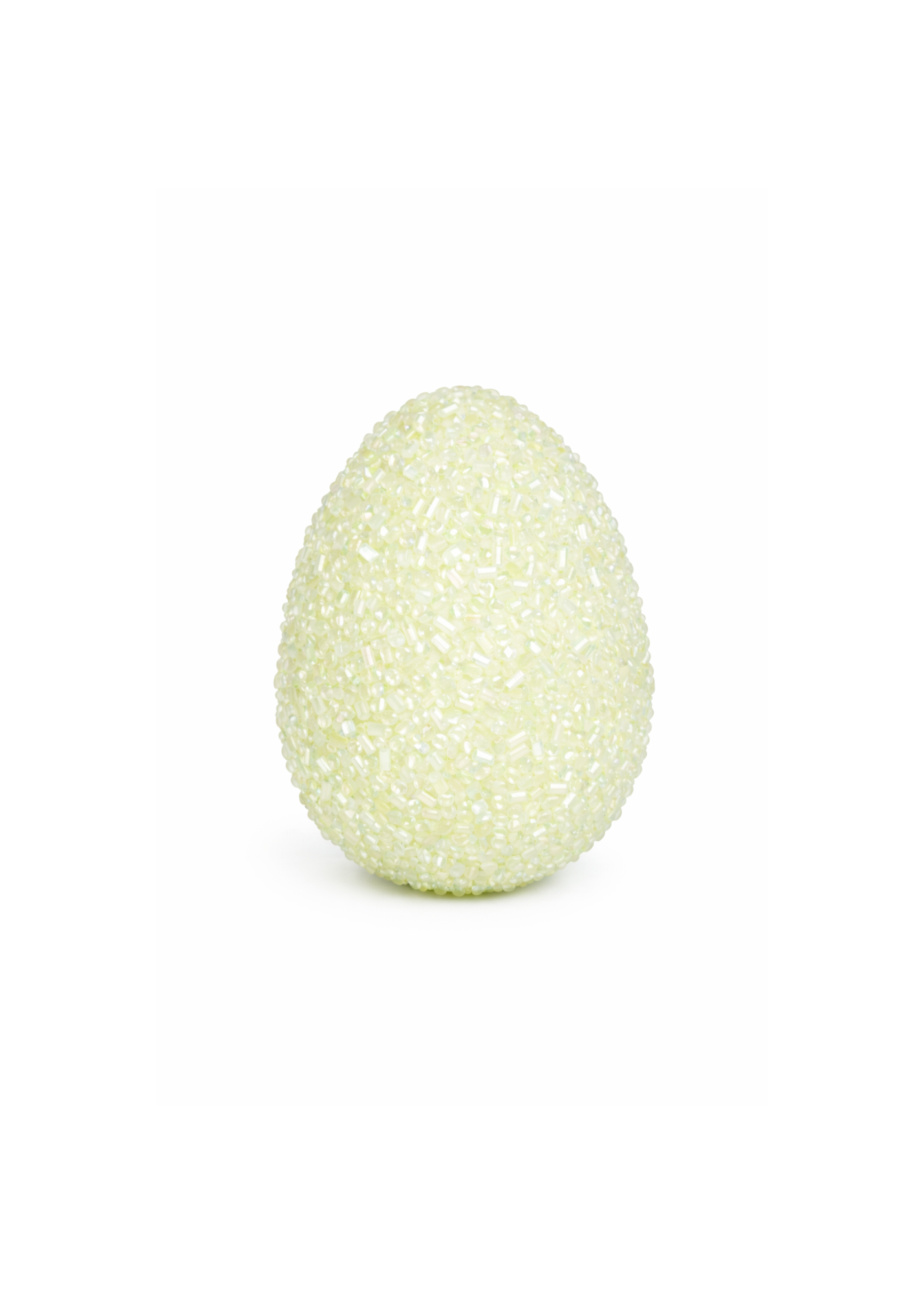 Beaded Easter Egg in Green