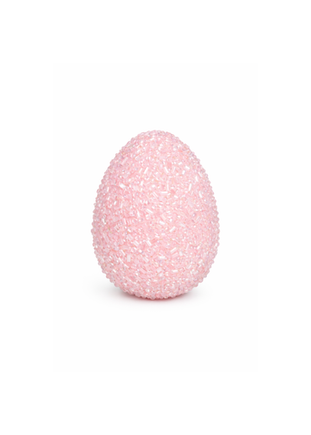 Beaded Easter Egg in Pink